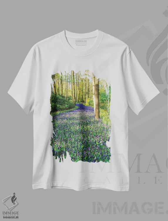 تیشرت سفید طرح دار آثار امیلی ام ویلسون - فروشگاه ایماژ