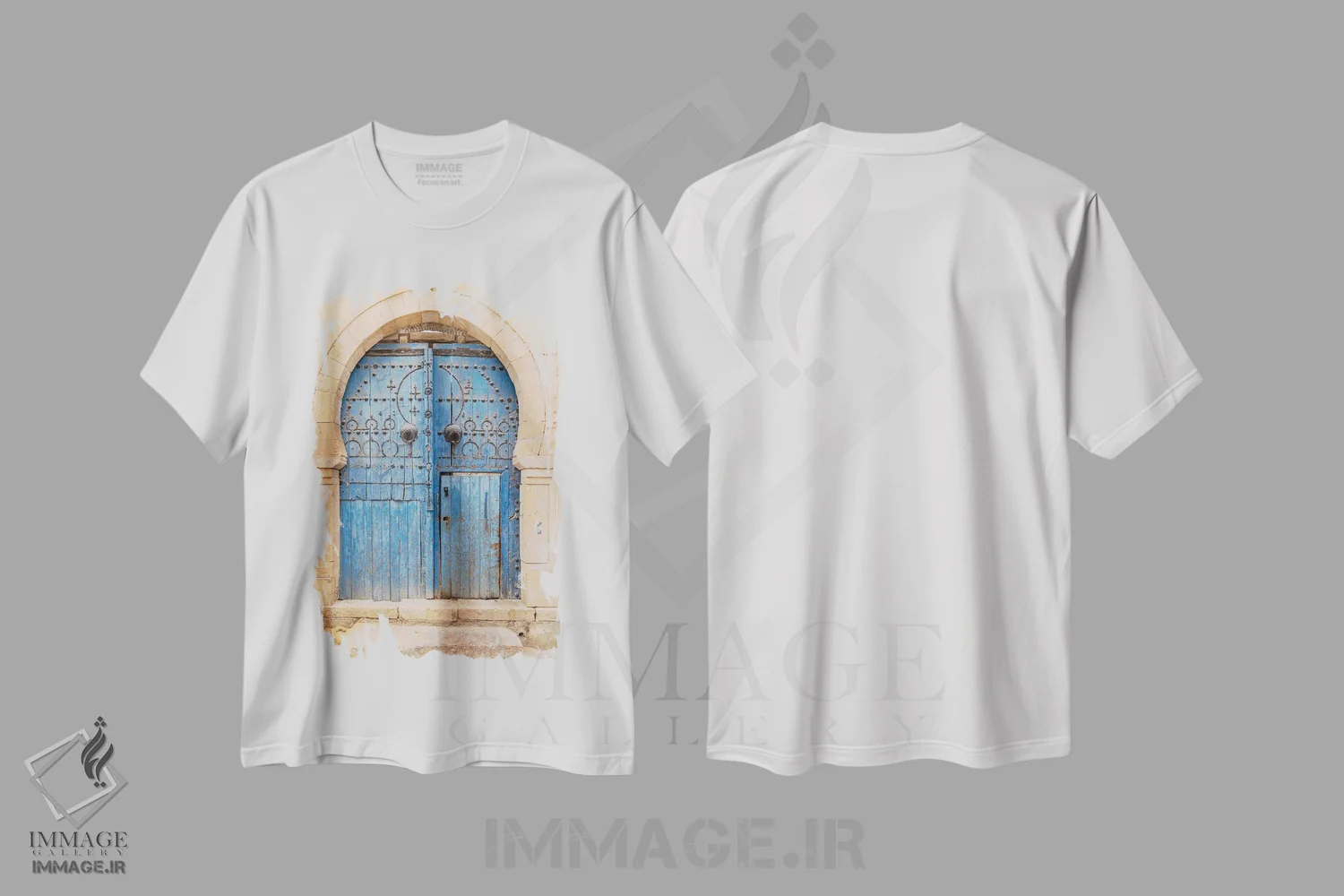 تیشرت سفید طرح دار آثار امیلی ام ویلسون - immage.ir