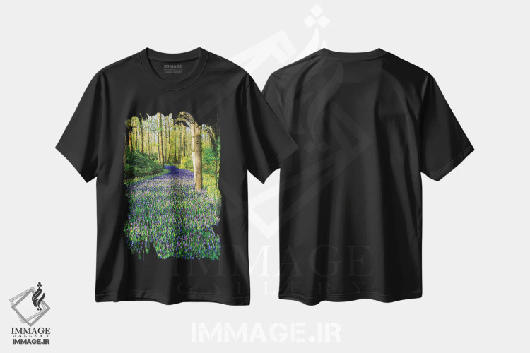 تیشرت مشکی طرح دار آثار امیلی ام ویلسون - immage.ir