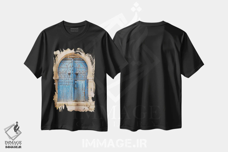تیشرت مشکی طرح دار آثار امیلی ام ویلسون - فروشگاه ایماژ