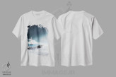 تیشرت سفید طرح دار پس از طوفان، عکاسی ترکیبی اثر ای ان.پی اس | فروشگاه ایماژ
