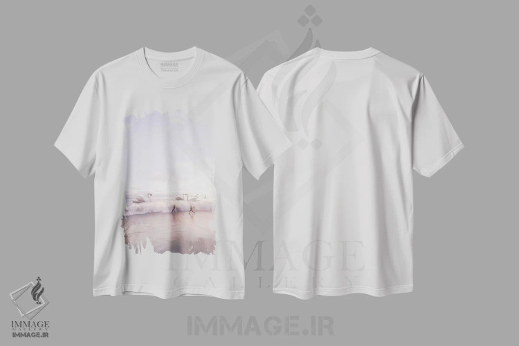 تیشرت سفید طرح دار رویاپردازان، عکاسی ترکیبی اثر ای ان.پی اس | immage.ir