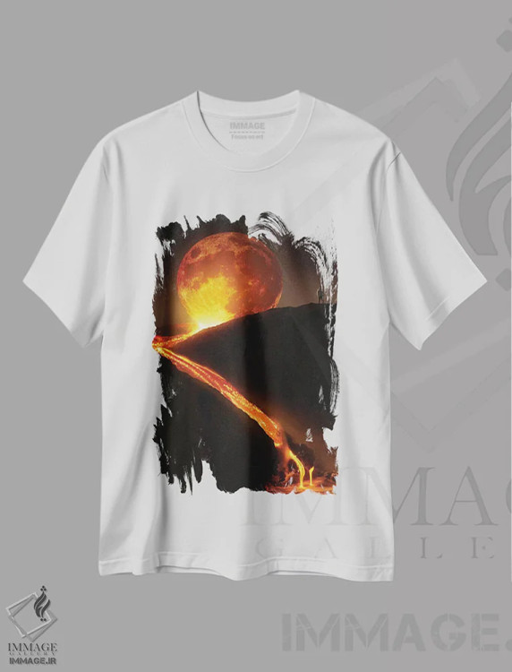 تیشرت سفید طرح دار ادای احترام، عکاسی ترکیبی اثر ای ان.پی اس | فروشگاه ایماژ