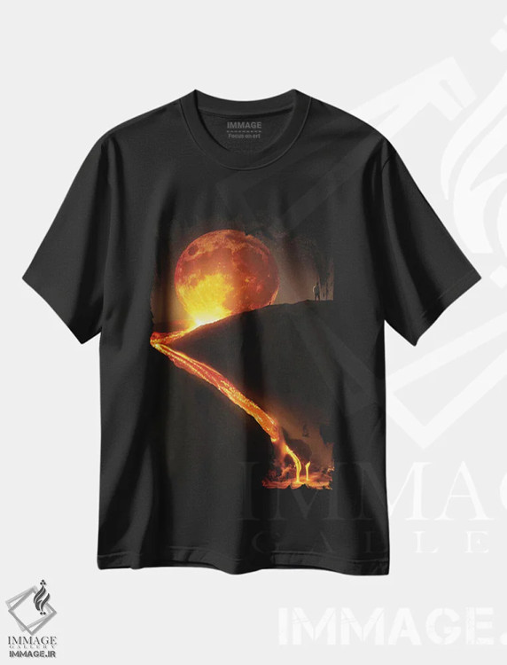 تیشرت مشکی طرح دار ادای احترام، عکاسی ترکیبی اثر ای ان.پی اس | immage.ir