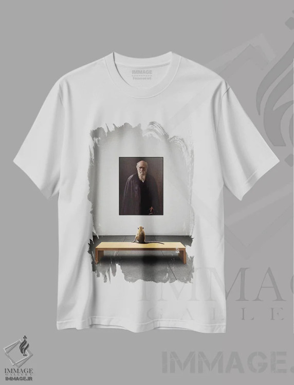 تیشرت سفید طرح دار زیبایی گرا، عکاسی ترکیبی اثر ای ان.پی اس | immage.ir