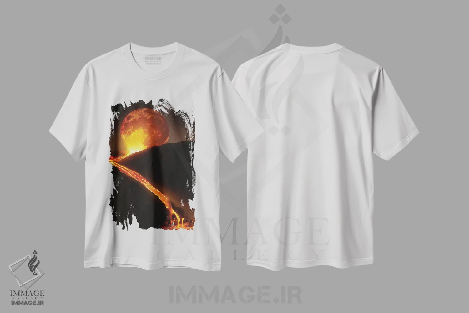 تیشرت سفید طرح دار ادای احترام، عکاسی ترکیبی اثر ای ان.پی اس | فروشگاه ایماژ