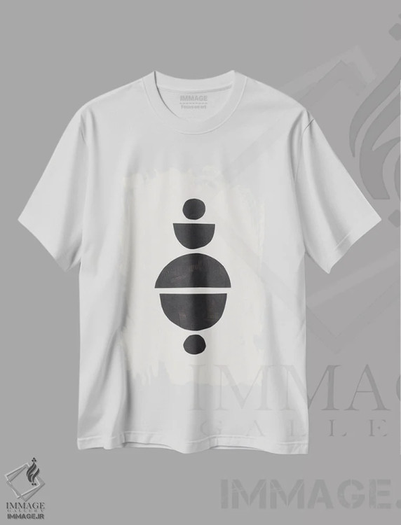 تیشرت سفید طرح دار نوزاد کاغذی اثر ان شیپ | فروشگاه ایماژ