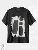 تیشرت مشکی طرح دار آثار سرعت ۲ اثر ان شیپ | فروشگاه ایماژ