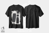 تیشرت مشکی طرح دار آثار سرعت ۲ اثر ان شیپ | فروشگاه ایماژ