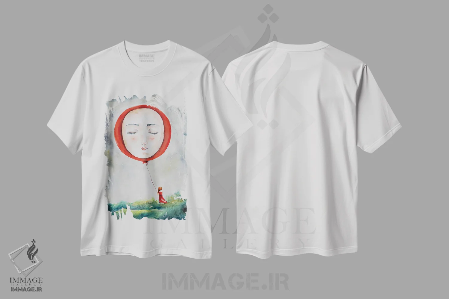 تیشرت سفید طرح دار روح، مدیوم اثر اوگنیا اسمیرنوا | immage.ir