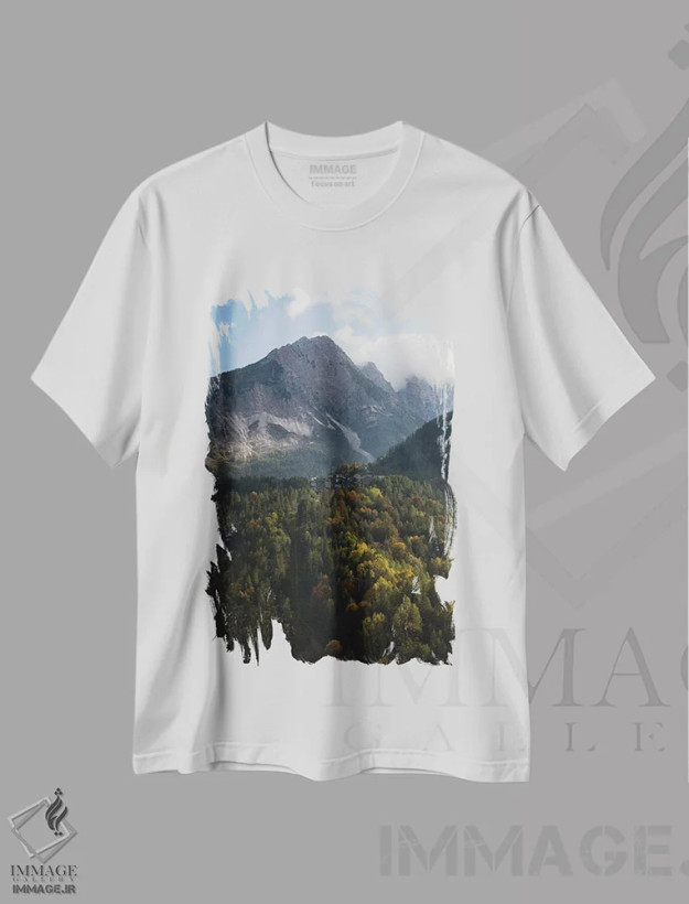 تیشرت سفید طرح دار چیبیانا، مدیوم اثر انزو رومانو | فروشگاه ایماژ