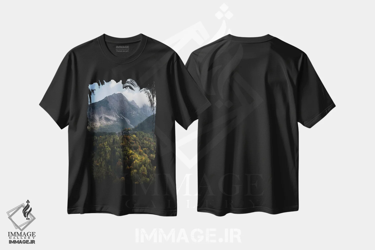 تیشرت مشکی طرح دار چیبیانا، مدیوم اثر انزو رومانو | immage.ir