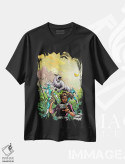 تیشرت مشکی طرح دار آثار آلساندرو رانالدی و استودیو بی ززز - فروشگاه ایماژ