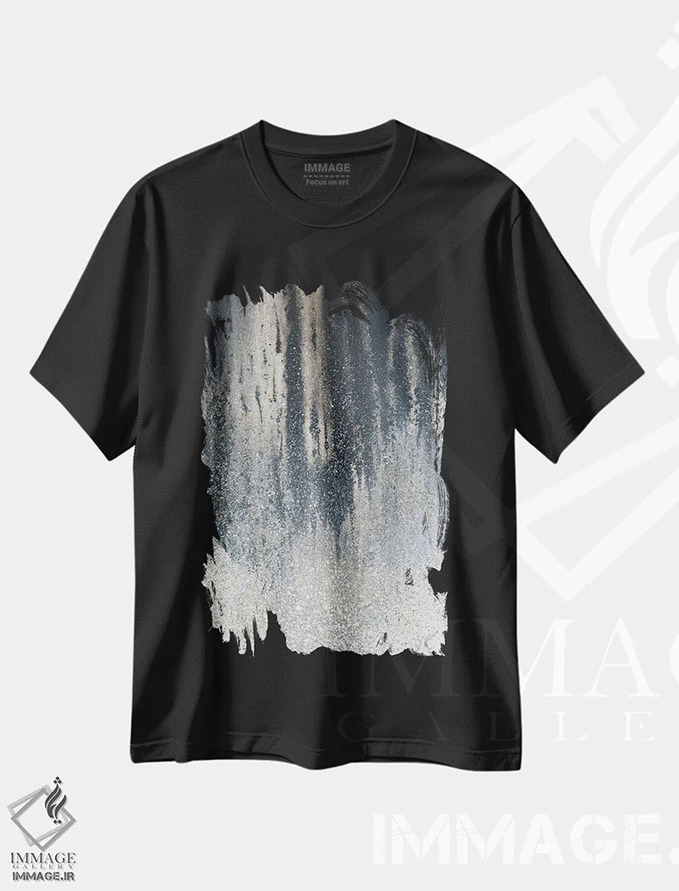 تیشرت مشکی طرح دار جنگل های تابستانی II اثر ام. مرکادو | فروشگاه ایماژ