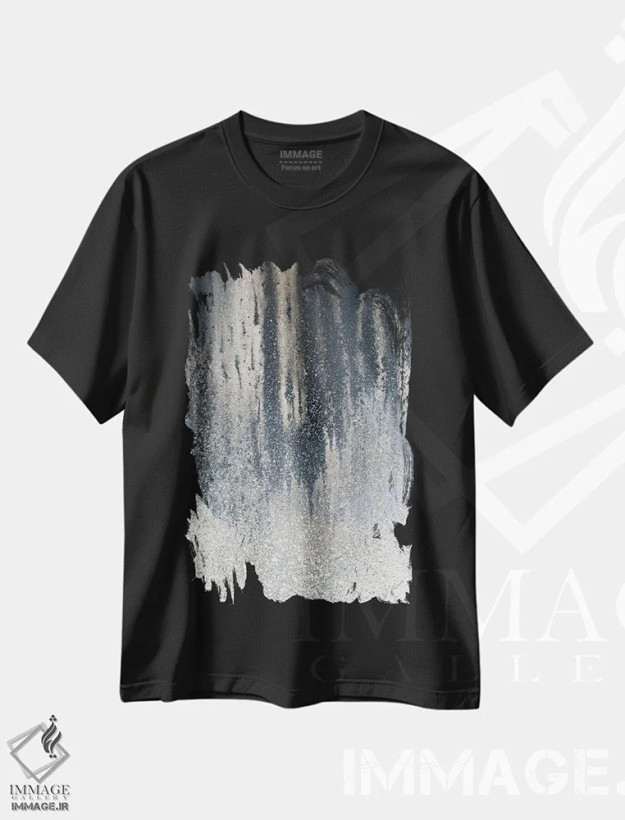 تیشرت مشکی طرح دار جنگل های تابستانی II اثر ام. مرکادو | فروشگاه ایماژ