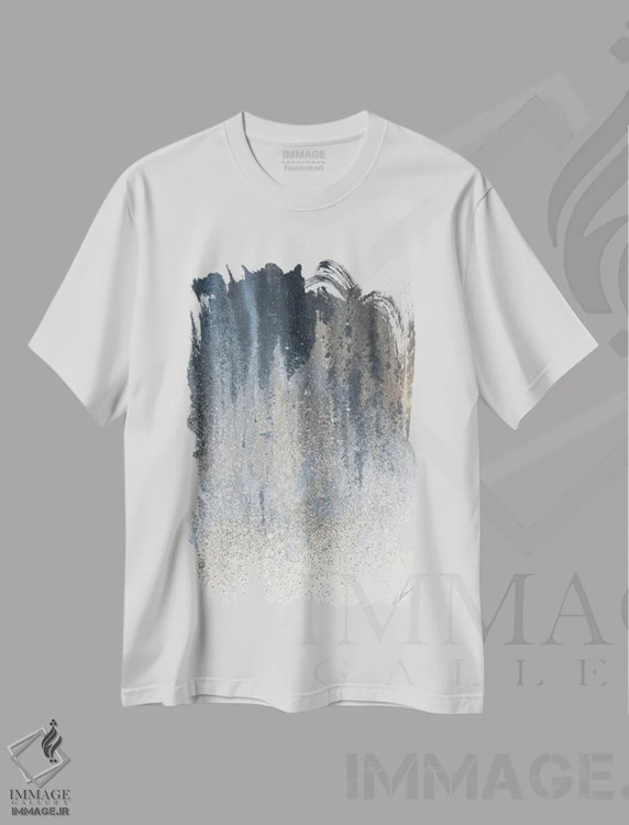 تیشرت سفید طرح دار جنگل های تابستانی I اثر ام. مرکادو | فروشگاه ایماژ