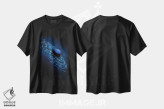 تیشرت مشکی طرح دار نپتون برقی، دکوراسیون جایگزین اثر ایوان رودز | immage.ir