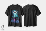 تیشرت مشکی طرح دار صعود، دکوراسیون جایگزین اثر ایوان رودز | immage.ir