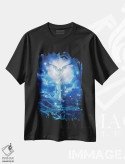 تیشرت مشکی طرح دار بهشت و فراتر از آن، دکوراسیون جایگزین اثر ایوان رودز | immage.ir