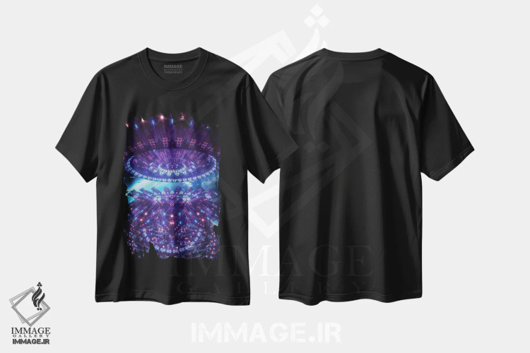 تیشرت مشکی طرح دار کِشتی مادر، دکوراسیون جایگزین اثر ایوان رودز | فروشگاه ایماژ