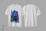 تیشرت سفید طرح دار پایگاه پلوتونی، دکوراسیون جایگزین اثر ایوان رودز | immage.ir