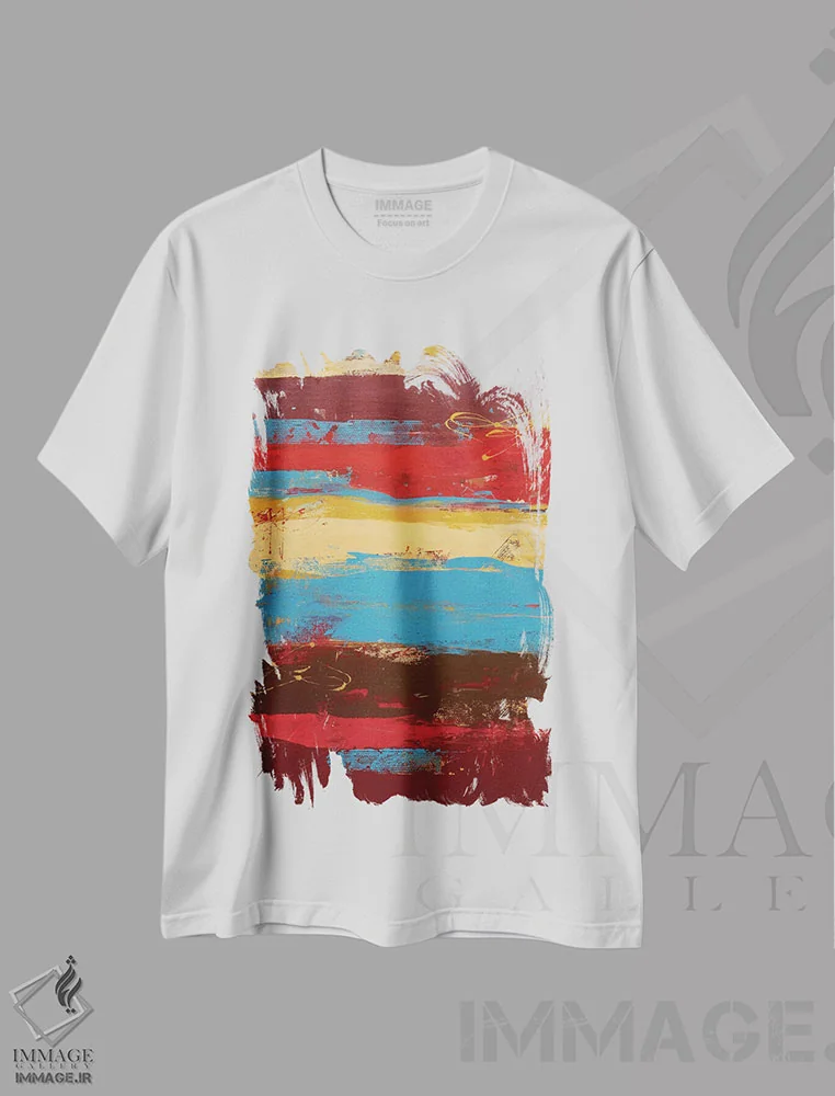 تیشرت سفید طرح دار طرح مراکشی راک اثر ارین اشلی | فروشگاه ایماژ