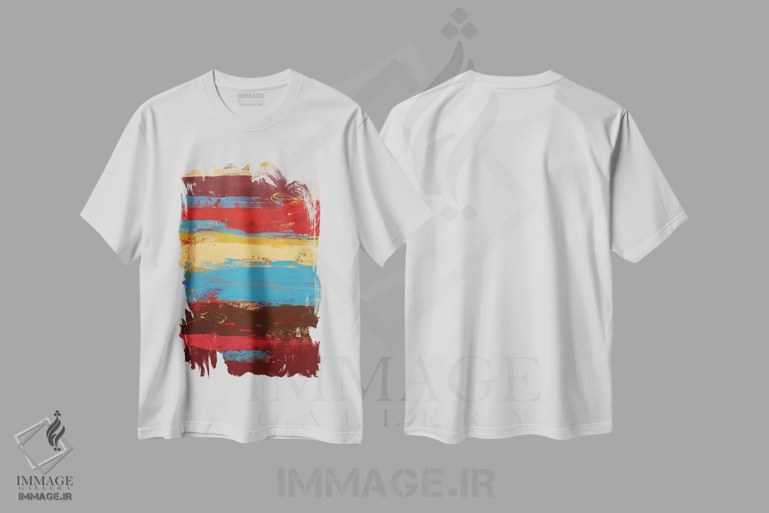 تیشرت سفید طرح دار طرح مراکشی راک اثر ارین اشلی | فروشگاه ایماژ