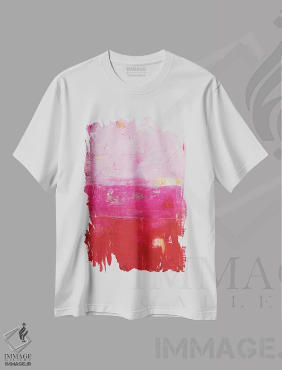تیشرت سفید طرح دار چرخ وفلک تابستانی اثر ارین اشلی | فروشگاه ایماژ
