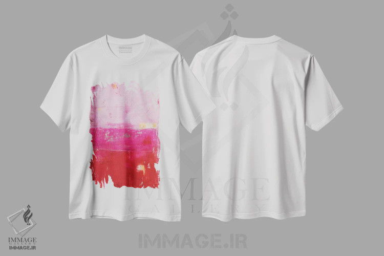 تیشرت سفید طرح دار چرخ وفلک تابستانی اثر ارین اشلی | فروشگاه ایماژ