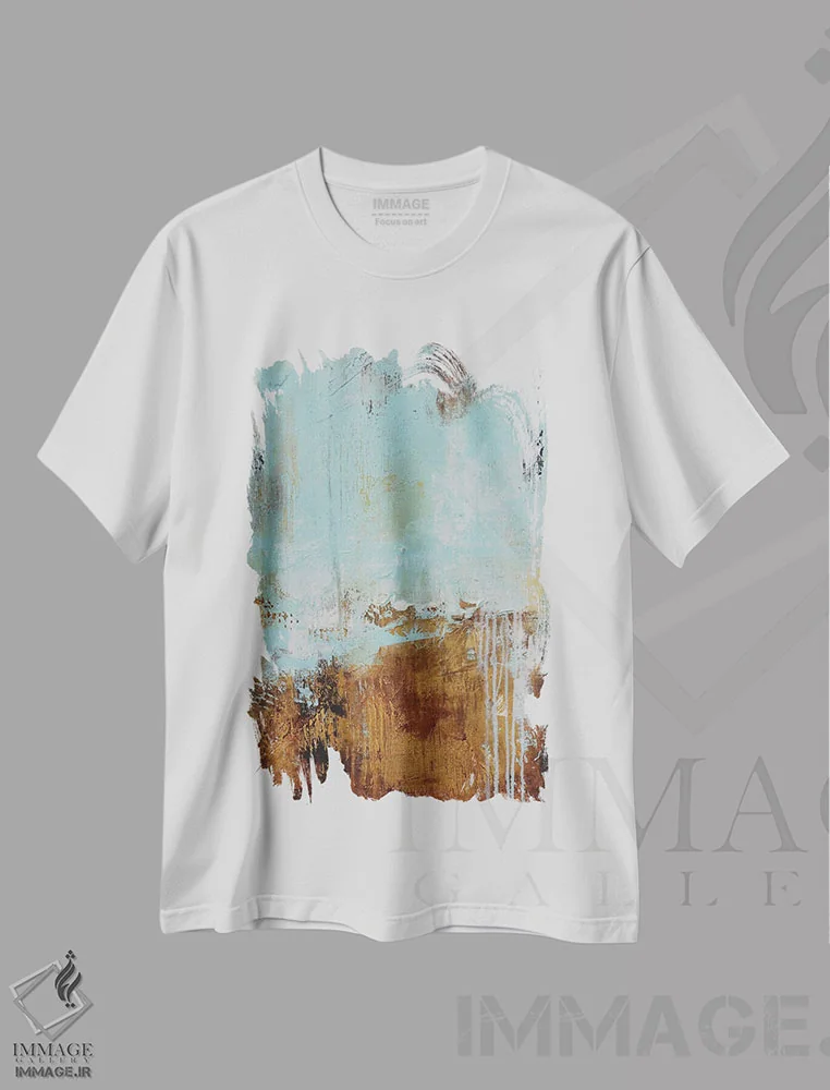 تیشرت سفید طرح دار بال غربی اثر ارین اشلی | فروشگاه ایماژ
