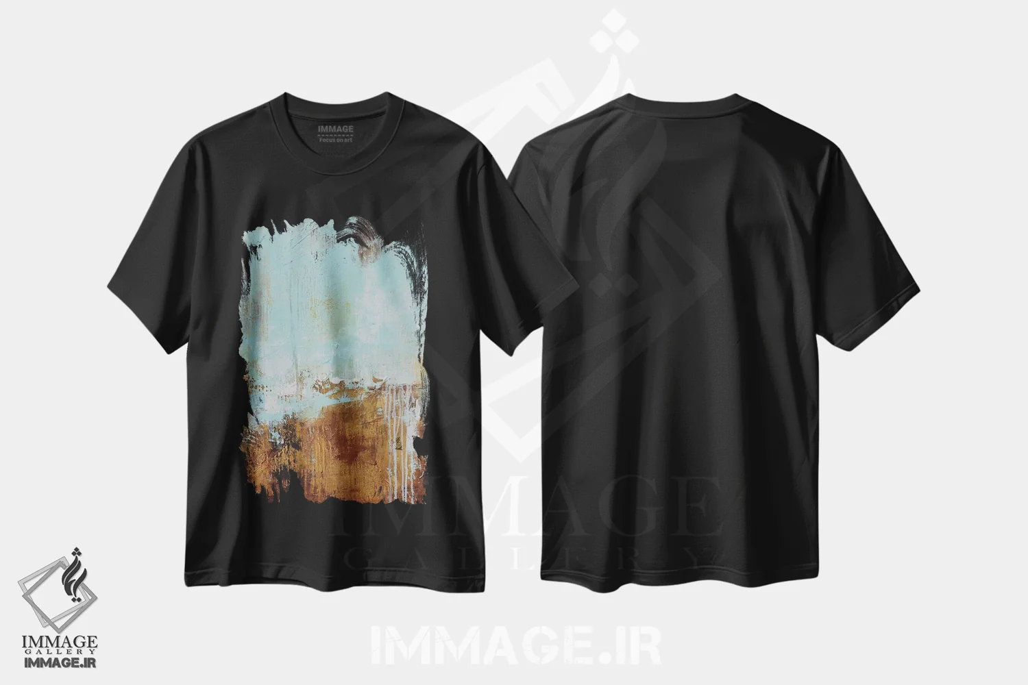 تیشرت مشکی طرح دار بال غربی اثر ارین اشلی | immage.ir