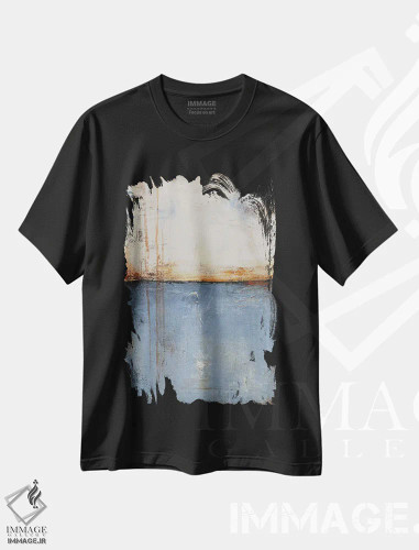 تیشرت مشکی طرح دار زمان وعده داده شده اثر ارین اشلی | فروشگاه ایماژ