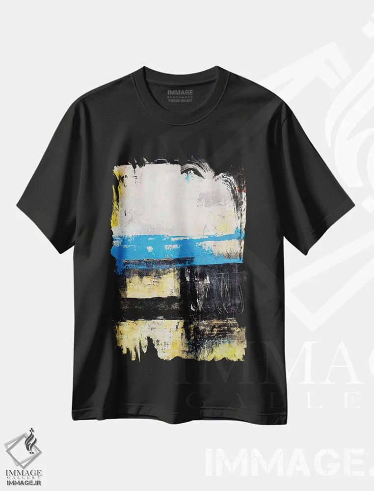 تیشرت مشکی طرح دار میدان اتحادیه اثر ارین اشلی | immage.ir