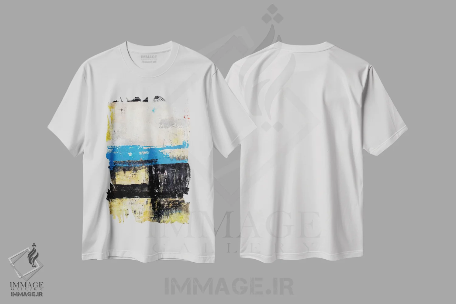 تیشرت سفید طرح دار میدان اتحادیه اثر ارین اشلی | فروشگاه ایماژ