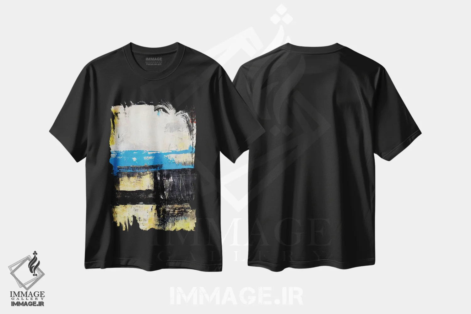 تیشرت مشکی طرح دار میدان اتحادیه اثر ارین اشلی | immage.ir