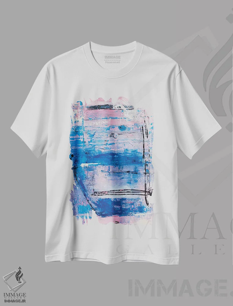 تیشرت سفید طرح دار نوعی زیبایی اثر ارین اشلی | immage.ir