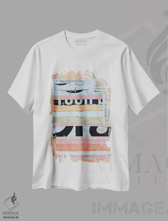 تیشرت سفید طرح دار امانات گمشده اثر ارین اشلی | immage.ir