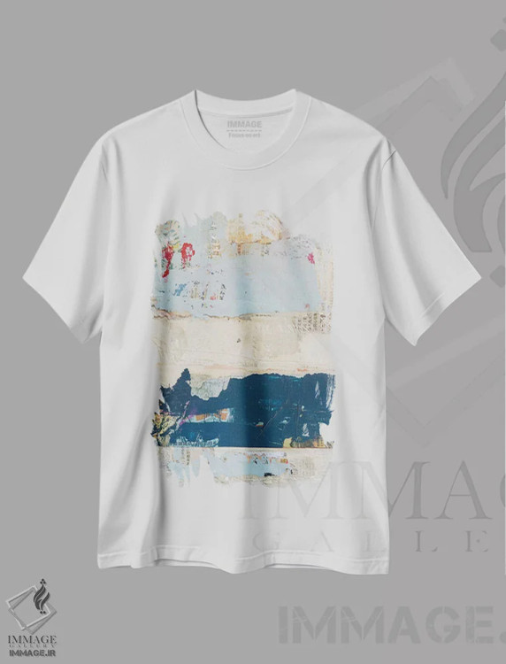 تیشرت سفید طرح دار از شکسته تا زیبا اثر ارین اشلی | immage.ir