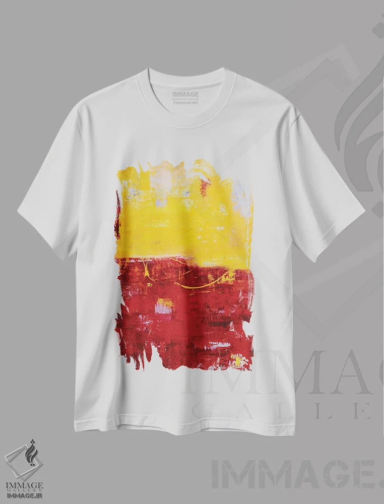 تیشرت سفید طرح دار بعضی ها داغ دوست دارند اثر ارین اشلی | immage.ir