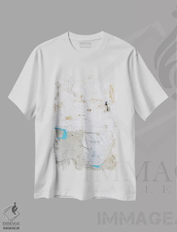 تیشرت سفید طرح دار دو سایه یک قلب اثر ارین اشلی | immage.ir