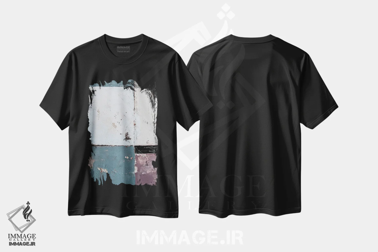 تیشرت مشکی طرح دار ویانا اثر ارین اشلی | فروشگاه ایماژ