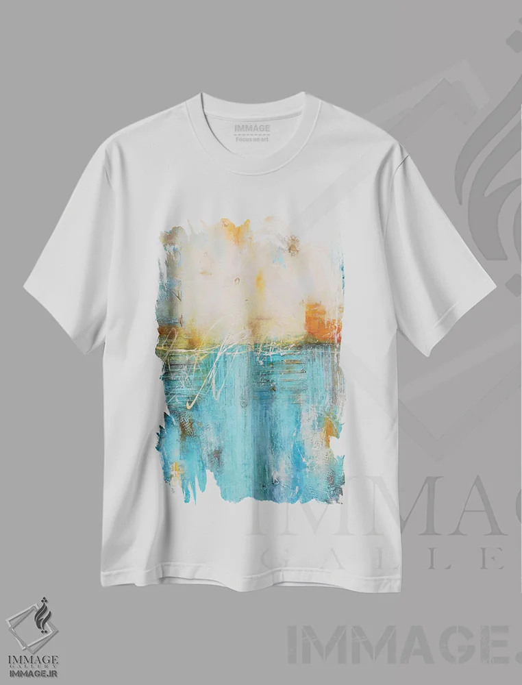 تیشرت سفید طرح دار رمز عبور فراموش شده اثر ارین اشلی | فروشگاه ایماژ