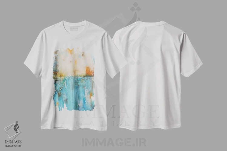 تیشرت سفید طرح دار رمز عبور فراموش شده اثر ارین اشلی | فروشگاه ایماژ