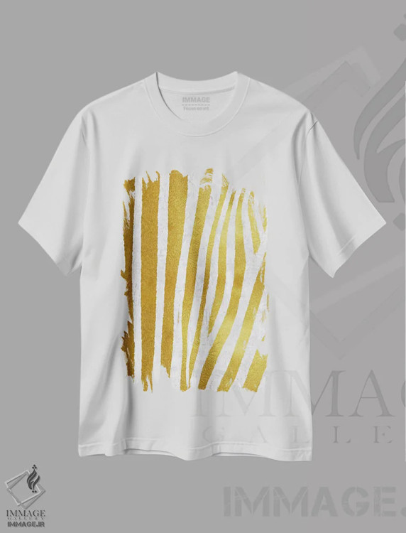 تیشرت سفید طرح دار وحشی II، دکور آفریقایی اثر الی رابرتز | immage.ir