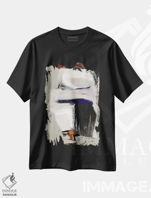 تیشرت مشکی طرح دار در حال ظهور III اثر روبرتو مورو | immage.ir