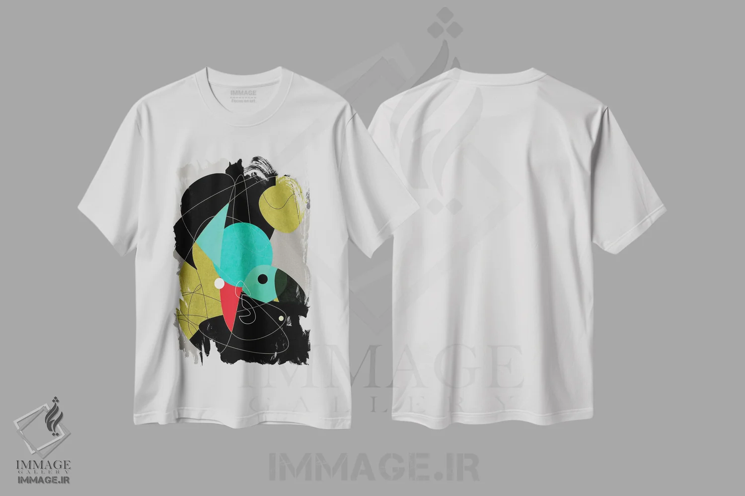 تیشرت سفید طرح دار مرا پیدا کن اثر روبرتو مورو | فروشگاه ایماژ