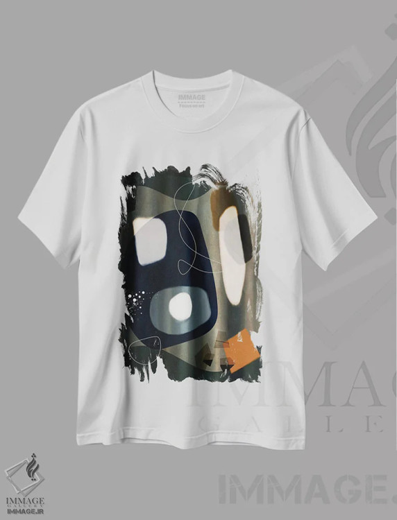 تیشرت سفید طرح دار چی دیگه اثر روبرتو مورو | فروشگاه ایماژ
