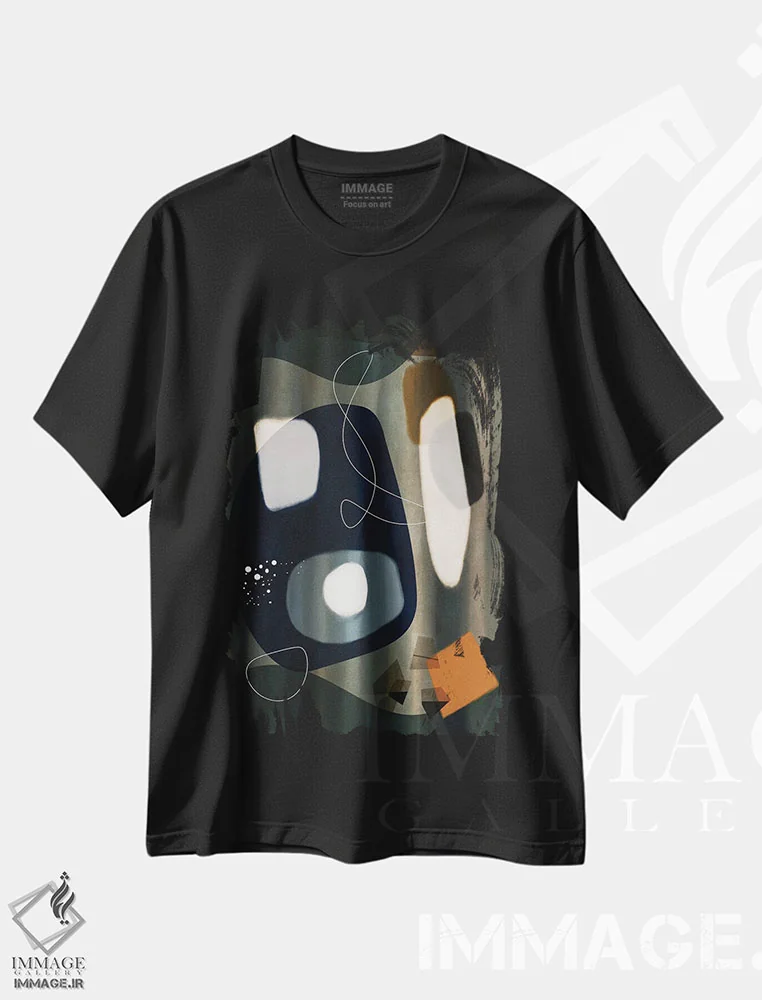 تیشرت مشکی طرح دار چی دیگه اثر روبرتو مورو | immage.ir