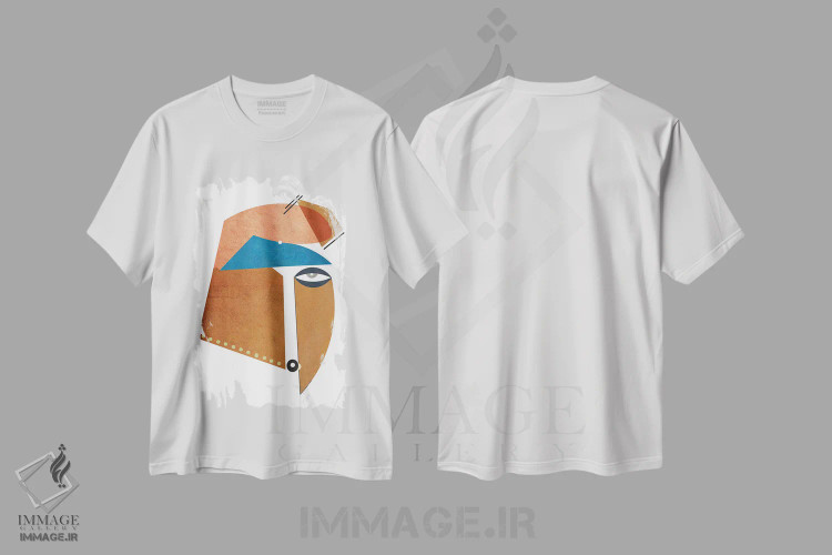 تیشرت سفید طرح دار اصیل III اثر روبرتو مورو | immage.ir