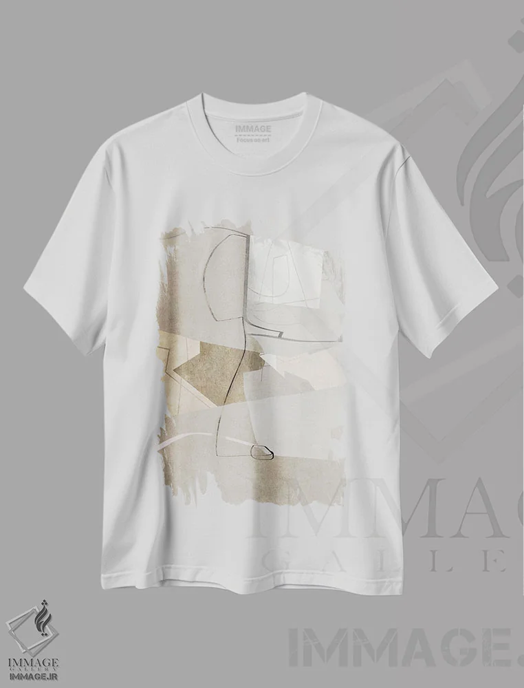 تیشرت سفید طرح دار دانستن واقعیت ها اثر روبرتو مورو | immage.ir